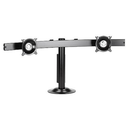 Chief Chief KTG225B Widescreen Dual Monitor Grommet Mount - Up to 70lb - Up to 30" Monitor - Black KTG225B